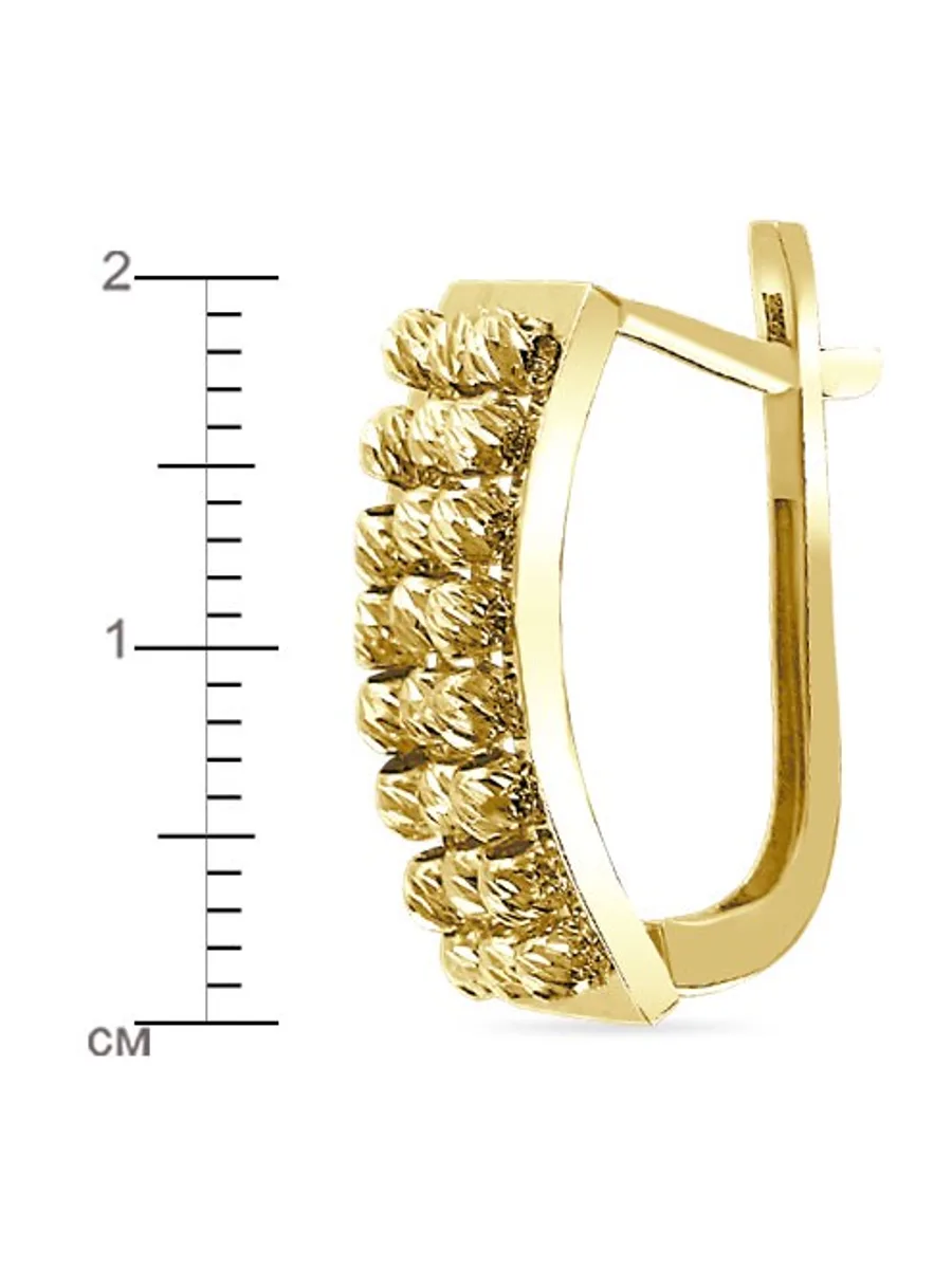 Серьги из золота 585 — фото 3 из 3