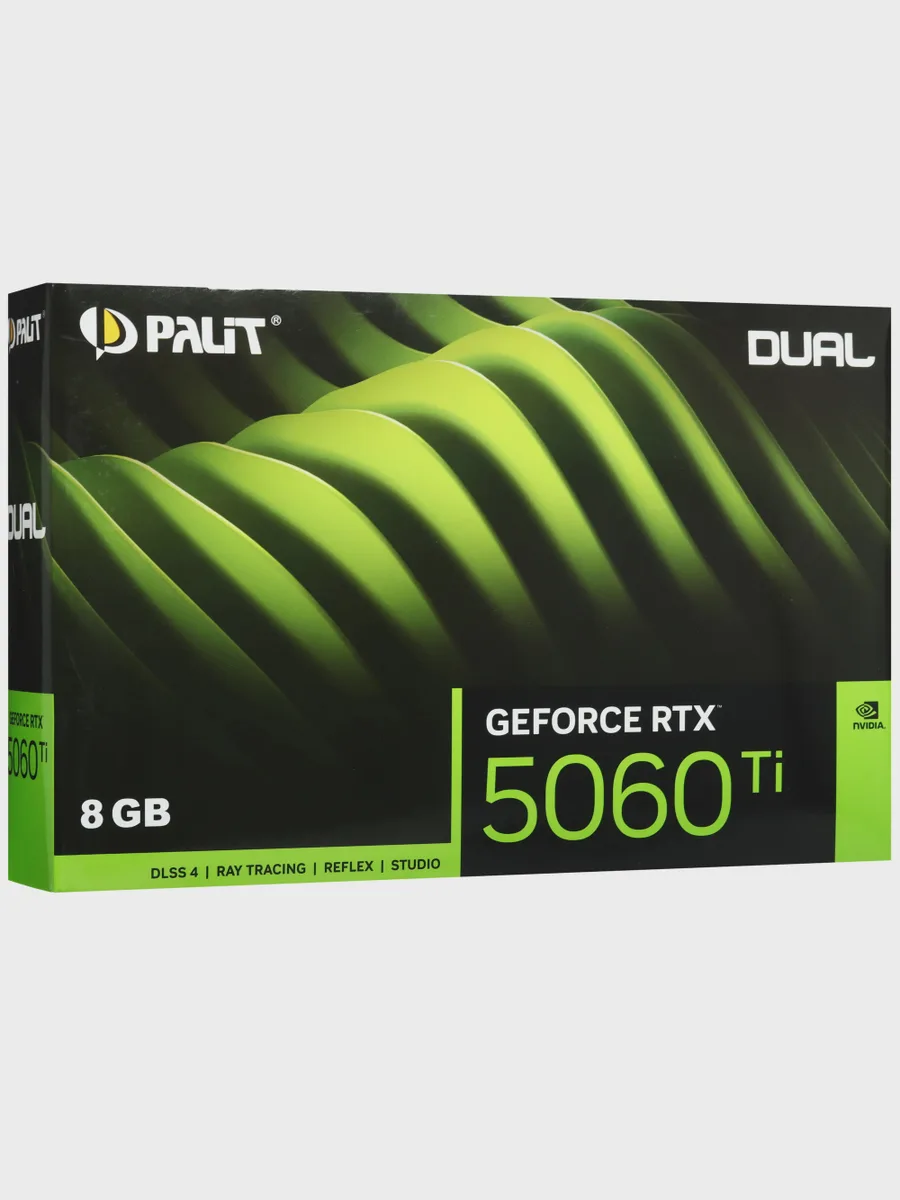 Видеокарта Palit GeForce RTX 5060 Ti Dual 8 ГБ GDDR7 2572 МГц — фото 11 из 11
