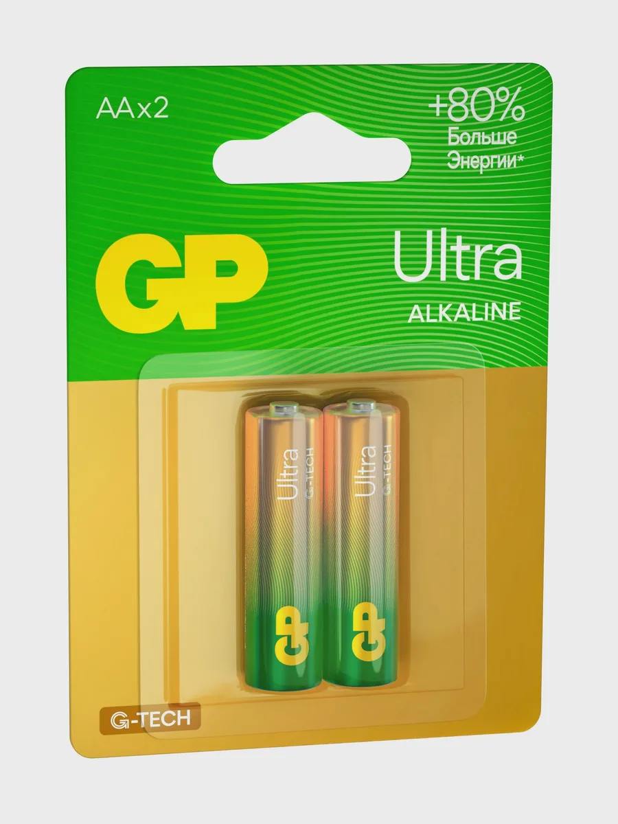 Батарейка GP Ultra AA / AA (LR6/ER14505/FR6/R6P) — фото 9 из 11