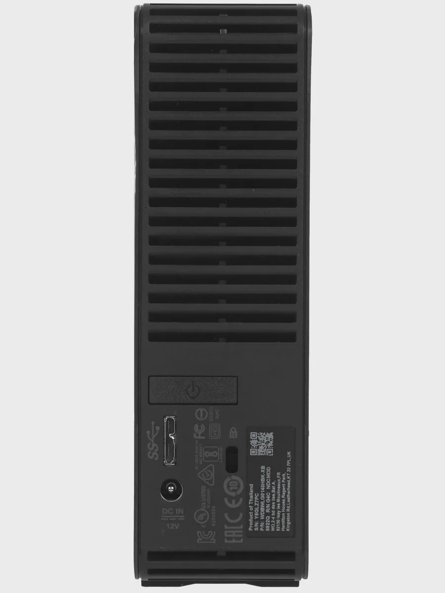 3.5" Внешний HDD WD Elements Desktop [WDBWLG0140HBK-EESN] 14 ТБ USB 3.2 Gen 1 Type-A — фото 5 из 7