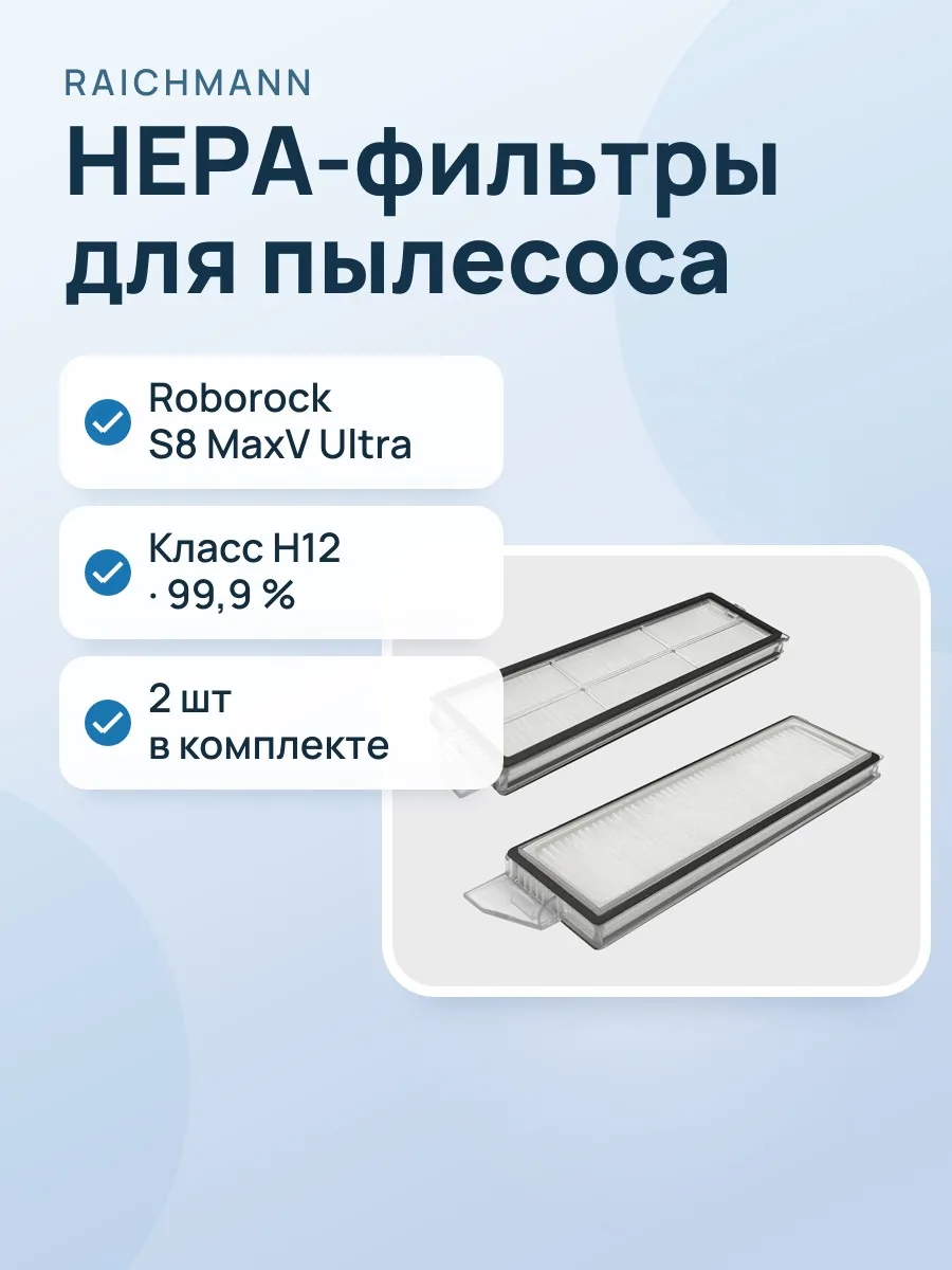 Комплект фильтров HEPA Raichmann RR-0012 — фото 1 из 4