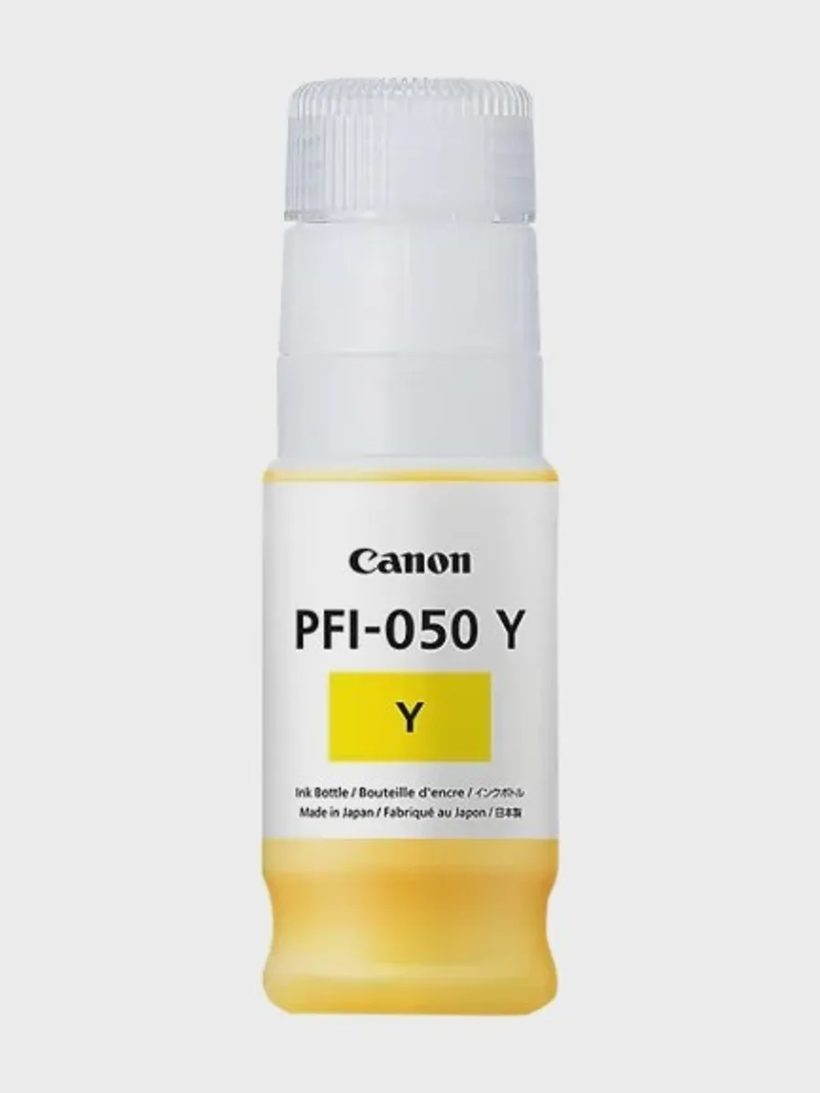 Чернила пигментные Canon PFI-050 Y желтый — фото 4 из 4