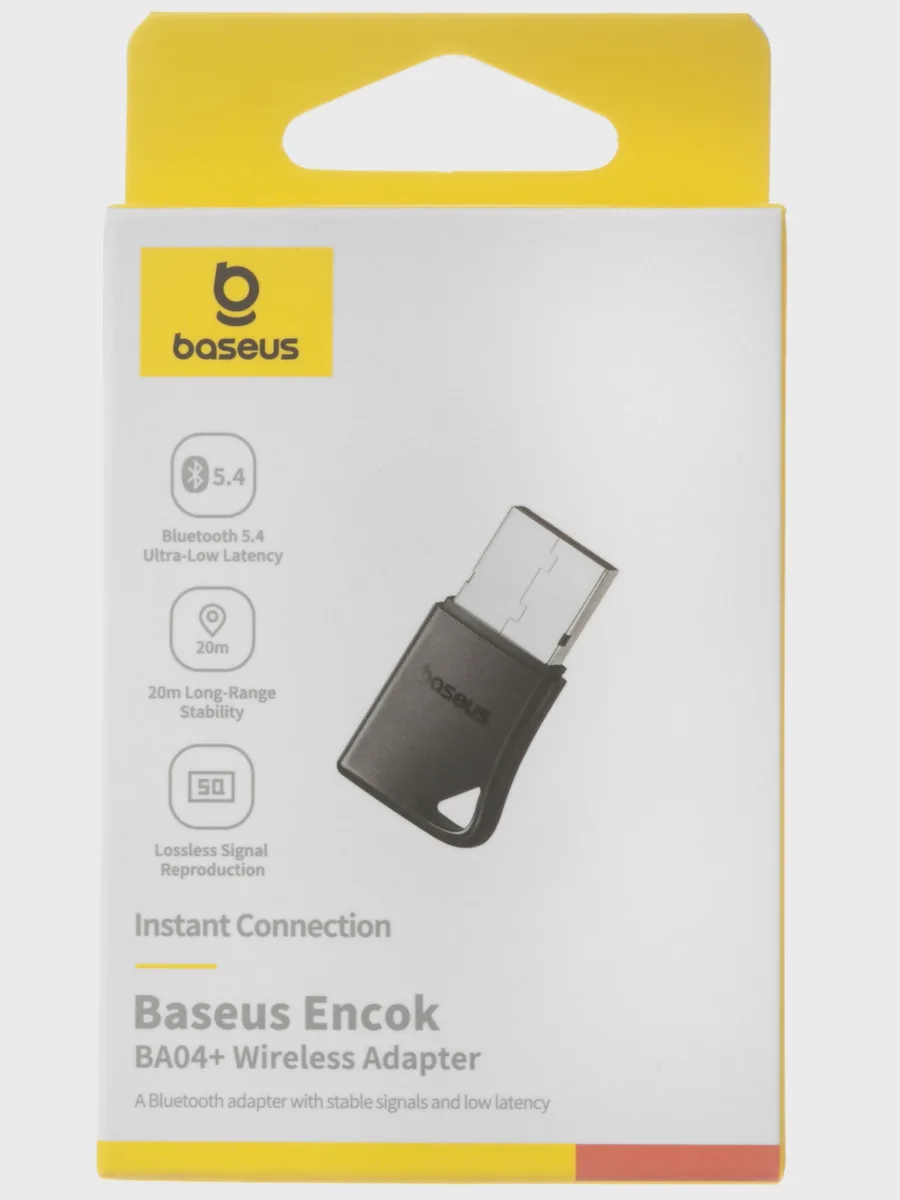 Bluetooth адаптер Baseus BA04+ Bluetooth 5.4 — фото 7 из 7