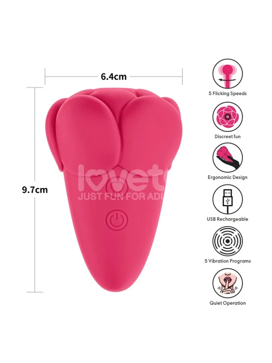 Вибростимулятор для клитора "Flicker" Lovetoy — фото 3 из 5