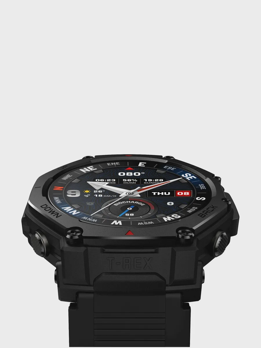 Смарт-часы Amazfit T-Rex 3 Pro, черный ремешок — фото 4 из 11