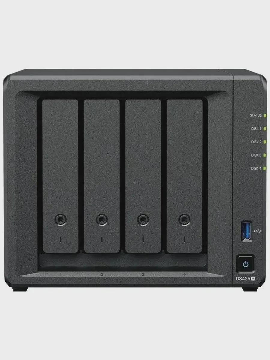 Сетевое хранилище (NAS) Synology DiskStation DS425+ — фото 2 из 11
