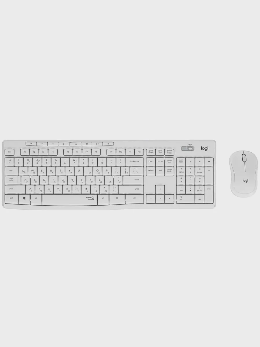 Клавиатура+мышь Logitech Combo MK295 White USB — фото 2 из 11