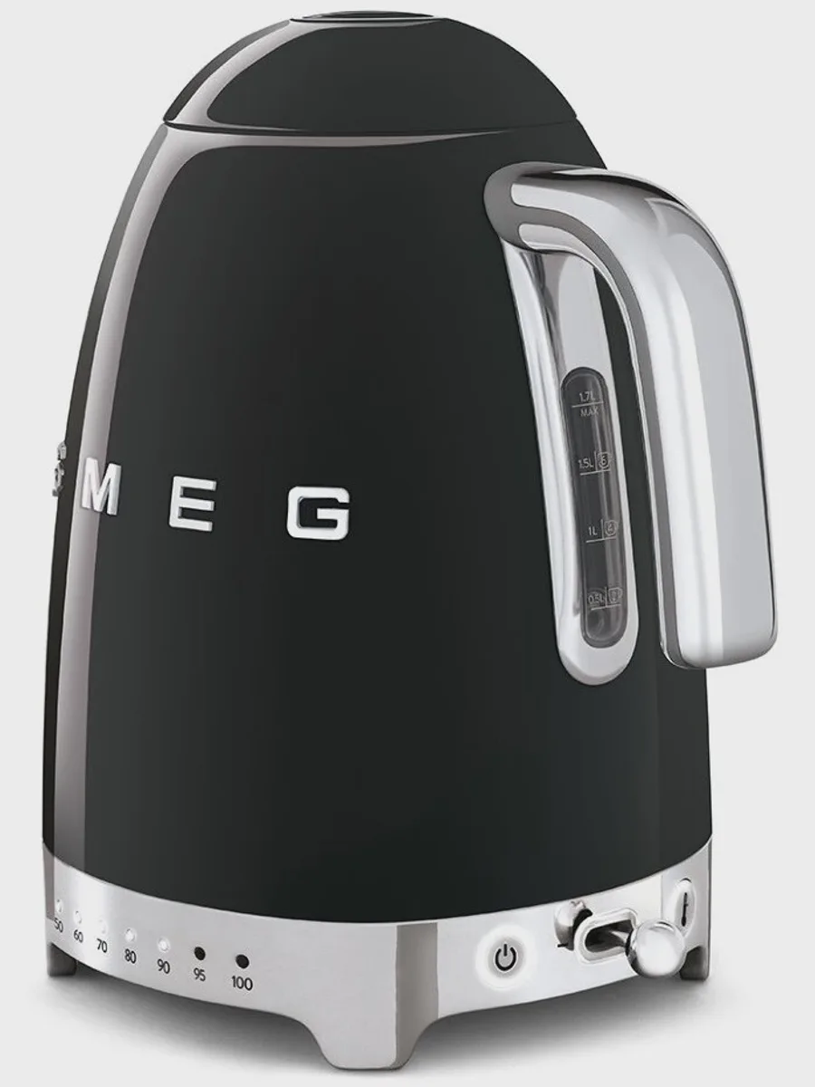 Электрочайник Smeg KLF04BLEU, черный, 1.7 л, 2400 Вт — фото 10 из 11