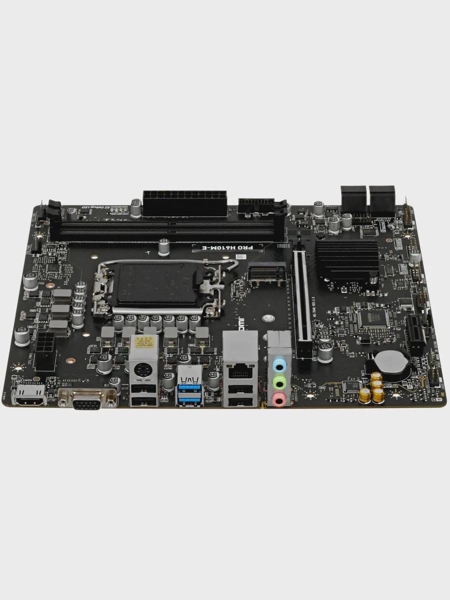 Материнская плата MSI PRO H610M-E, LGA 1700, Micro-ATX — фото 4 из 9