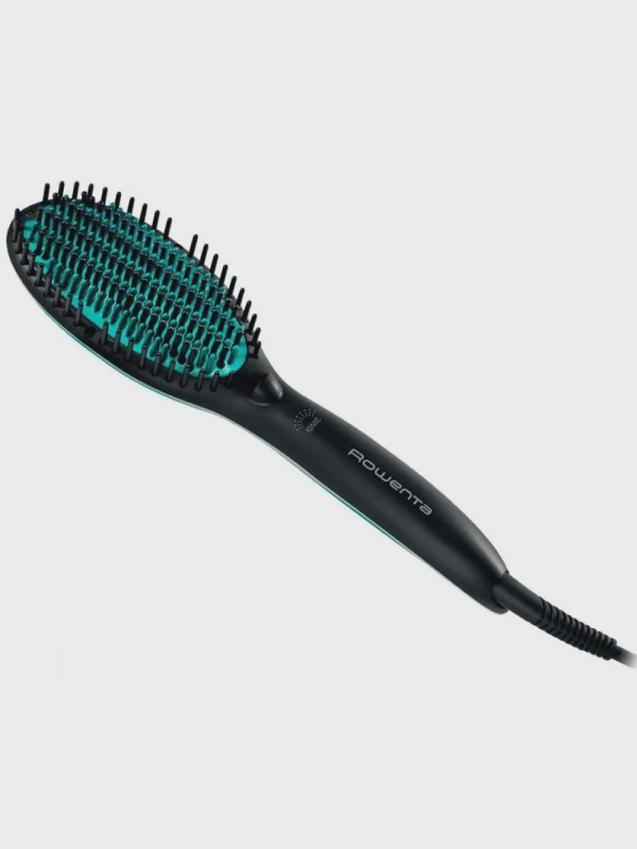 Расческа-выпрямитель Rowenta Power Straight CF5820F0 голубой, черный — фото 11 из 11