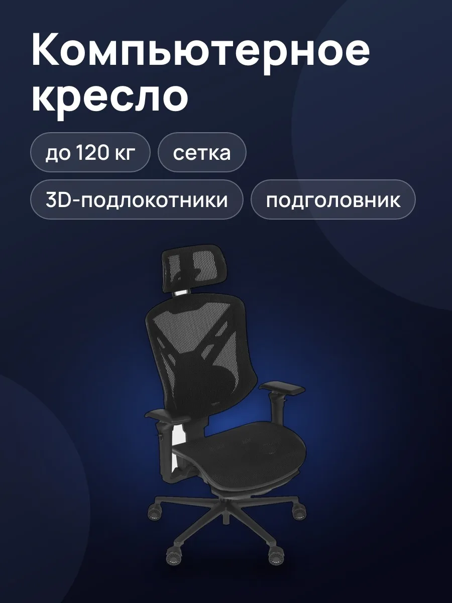 Компьютерное кресло Cougar Speeder Ergonomic до 120 кг — фото 1 из 11