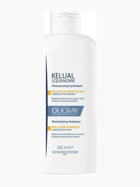 Фото товара Шампунь Ducray Kelual Squanorm Pellicules Sèches Shampooing 200ml