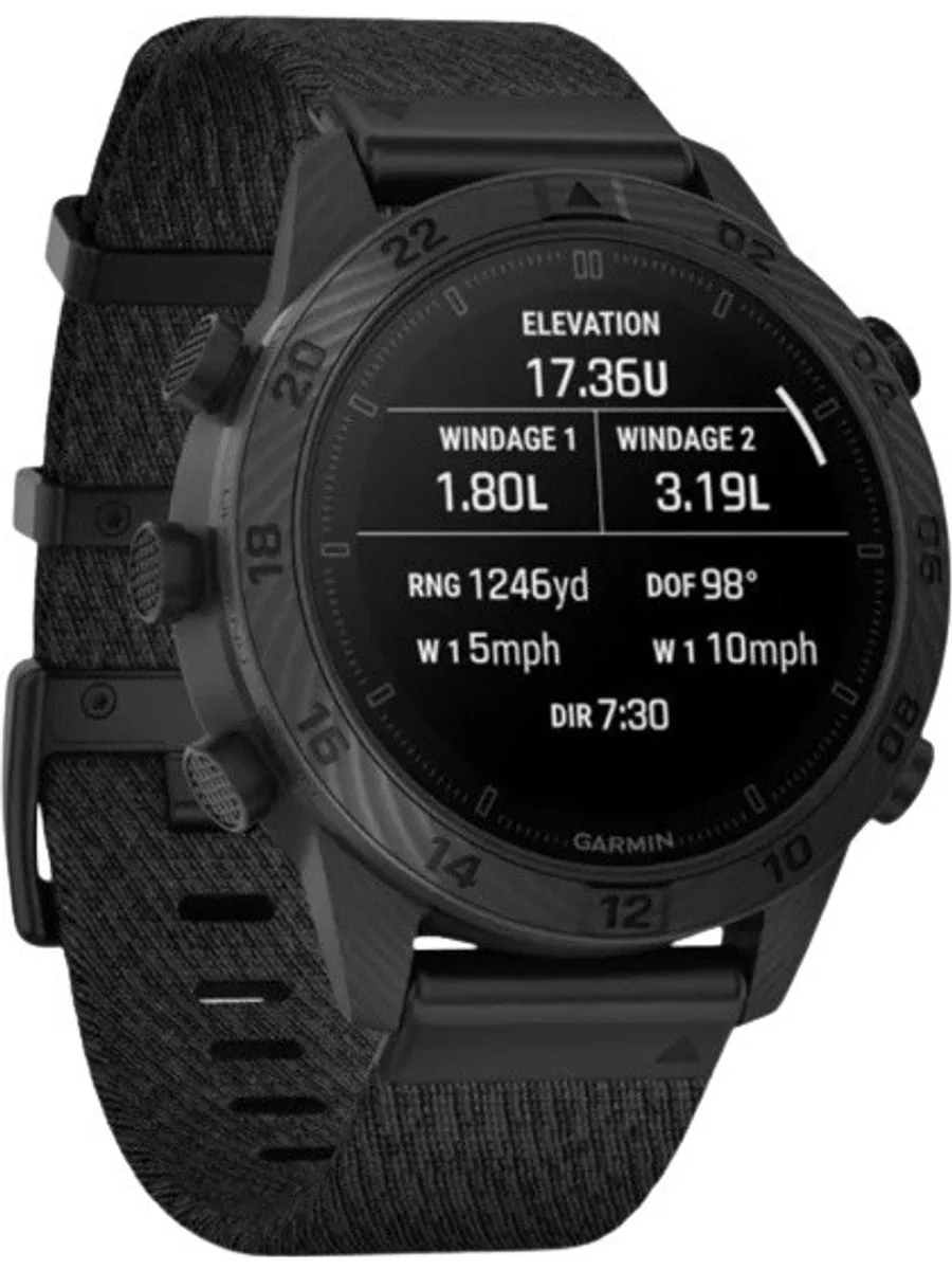 Смарт-часы Garmin MARQ Commander Gen 2 Carbon Edition Black — фото 3 из 5
