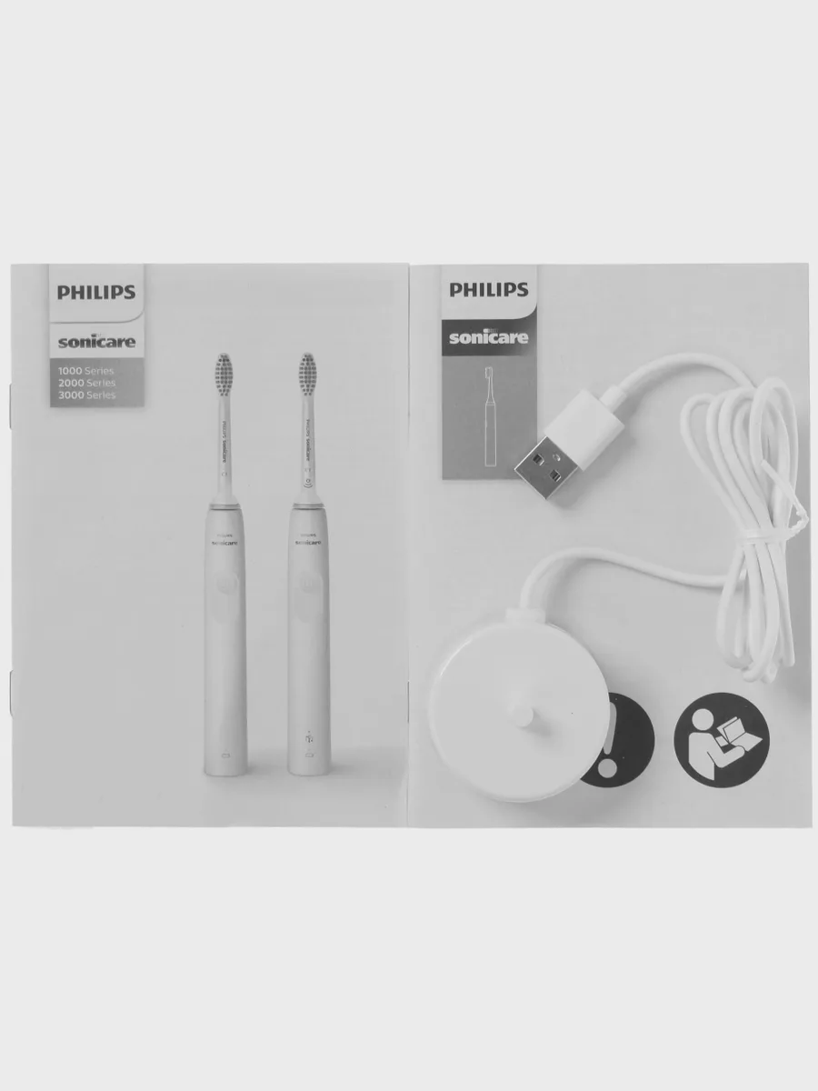 Электрическая зубная щетка Philips Sonicare 3100 series HX3671/13 белый — фото 7 из 7