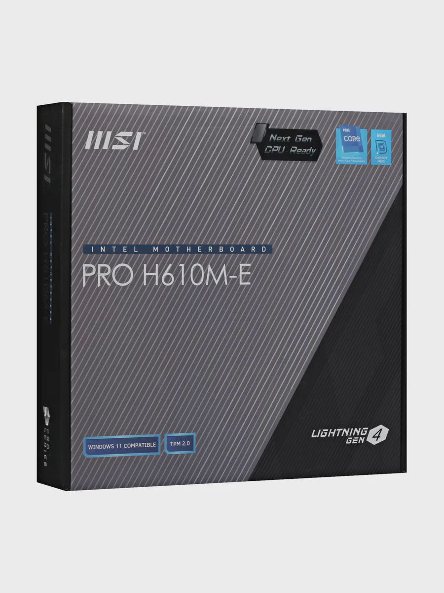 Материнская плата MSI PRO H610M-E, LGA 1700, Micro-ATX — фото 9 из 9