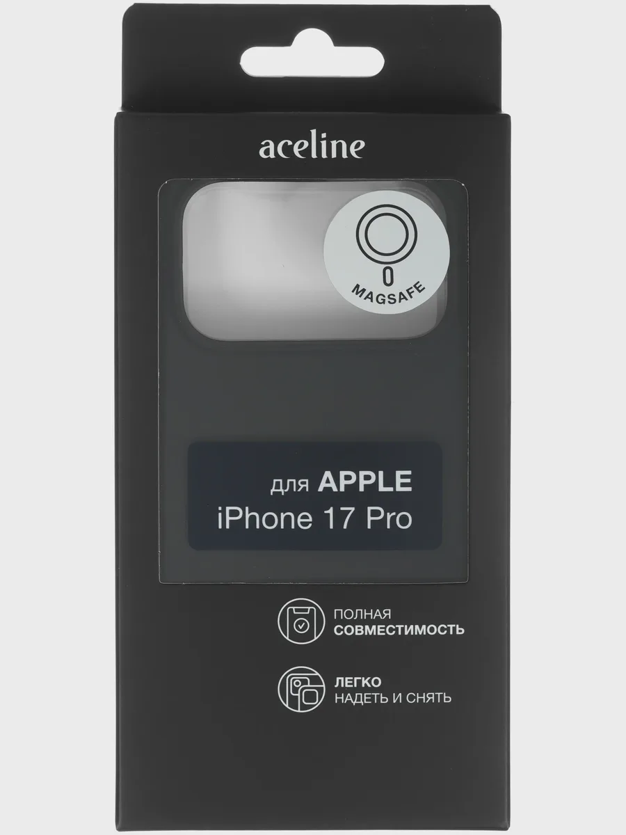Накладка  Aceline - Apple iPhone 17 Pro черный — фото 6 из 6