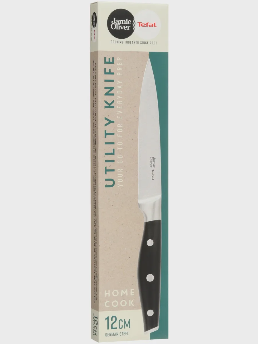 Нож Tefal Jamie Oliver K2670944 для нарезки овощей и фруктов, для неплотных продуктов, нер — фото 6 из 11
