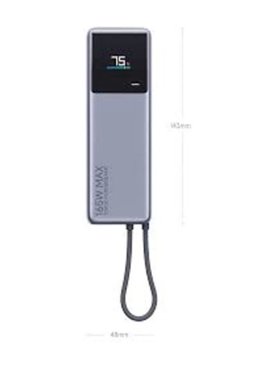 Внешний аккумулятор Xiaomi Power Bank Built-In Cable 165W — фото 2 из 2