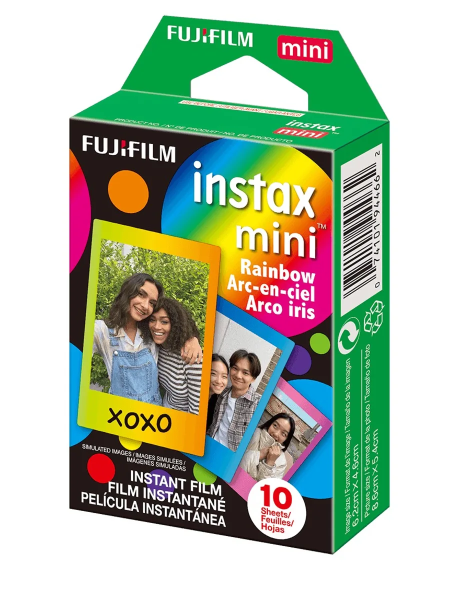 Картридж для моментальной печати FujiFilm Instax Mini Rainbow 10 шт. — фото 3 из 3