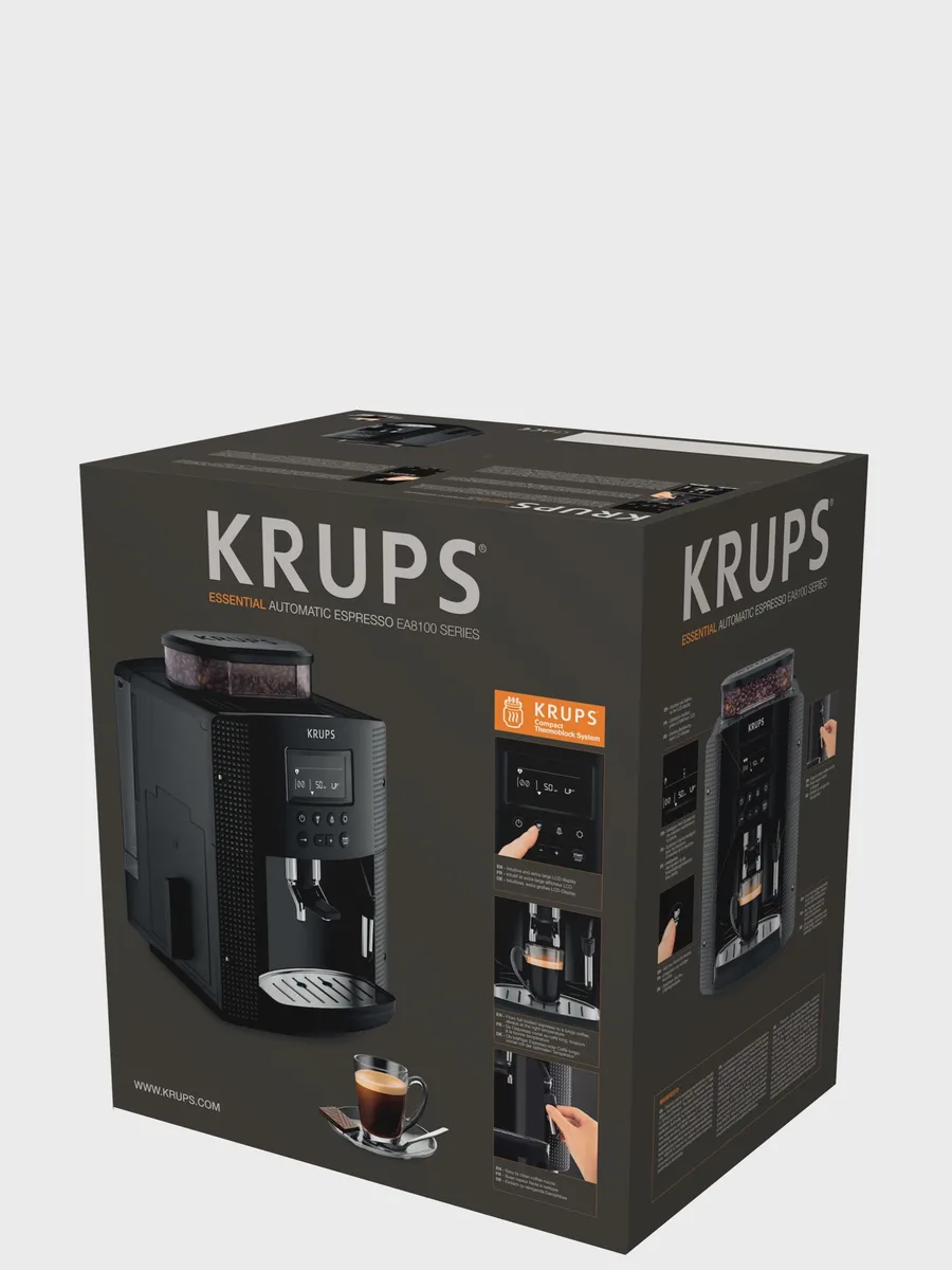 Кофемашина автоматическая Krups Essential EA815070 черный — фото 7 из 8