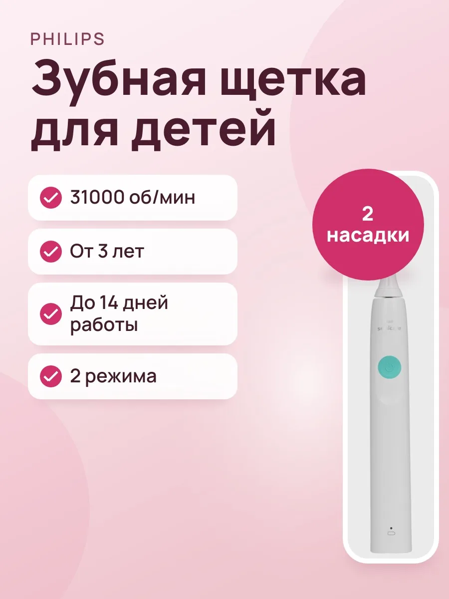 Электрическая зубная щетка Philips Sonicare HX3601/01 белый — фото 1 из 11