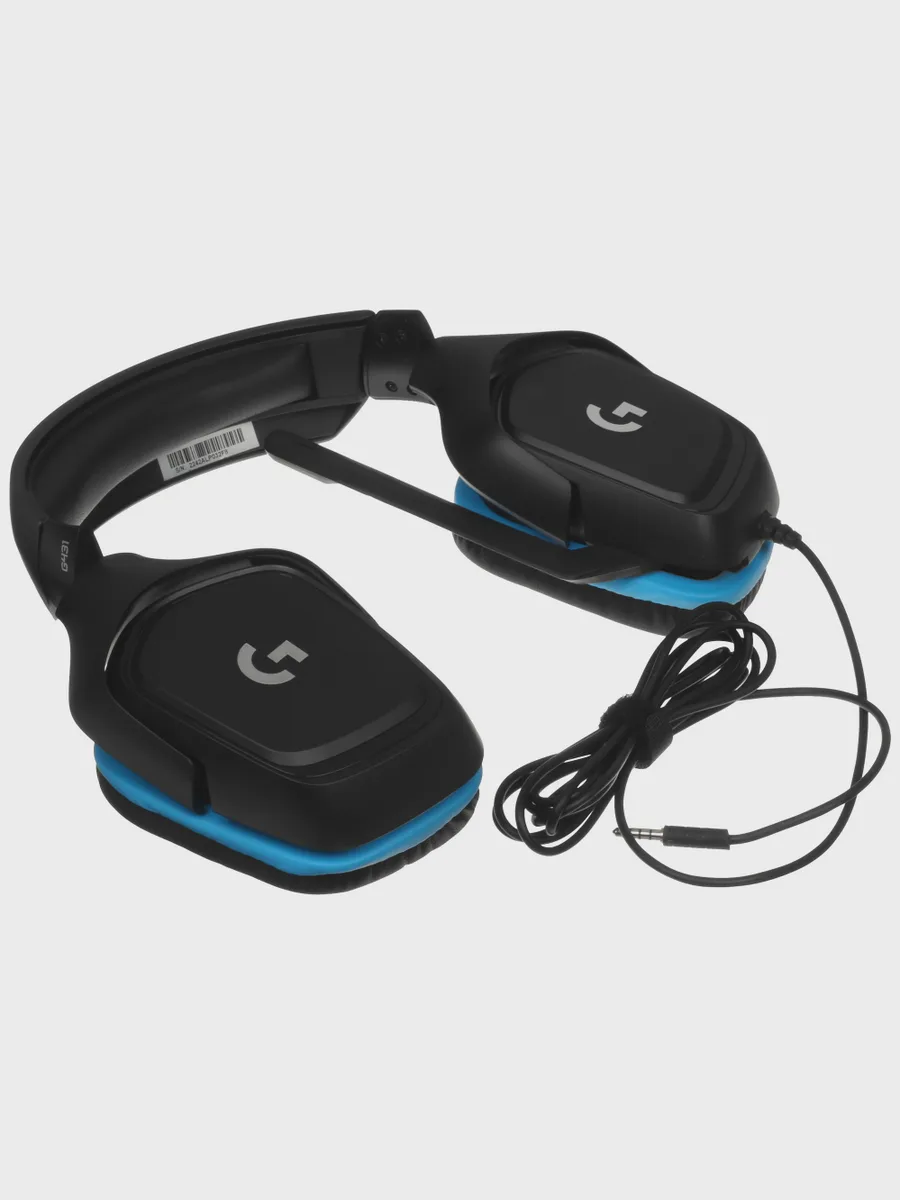 Проводные наушники Logitech G431  игровые черный 2019 — фото 7 из 11