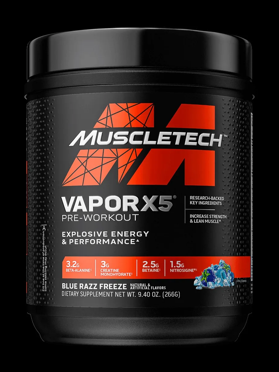 Предтренировочный комплекс MuscleTech Vapor X5 30 порций — фото 2 из 4