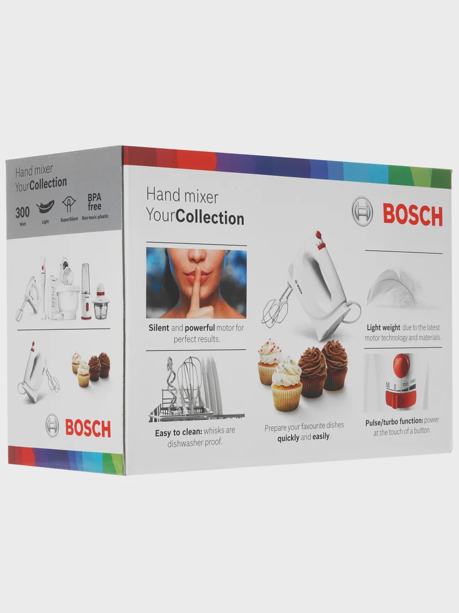 Миксер Bosch MFQP 1000 белый — фото 8 из 9