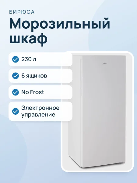 Фото товара Морозильный шкаф Бирюса 6046SN