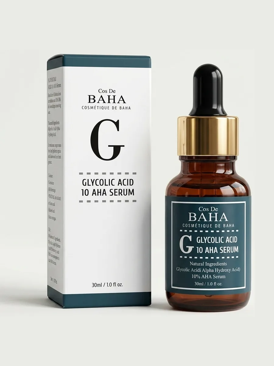 Сыворотка для лица Cos De Baha G Glycolic Acid 10 AHA Serum — фото 3 из 3