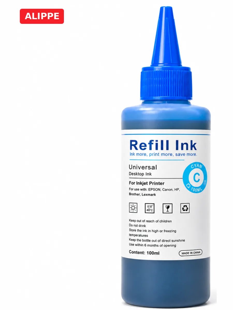Краска для принтера Синий/Cyan 100мл REFILL INK — фото 1 из 3