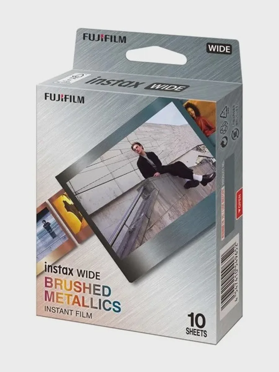 Картридж для моментальной печати Fujifilm Instax Wide Brushed Metal 10 шт. — фото 5 из 5