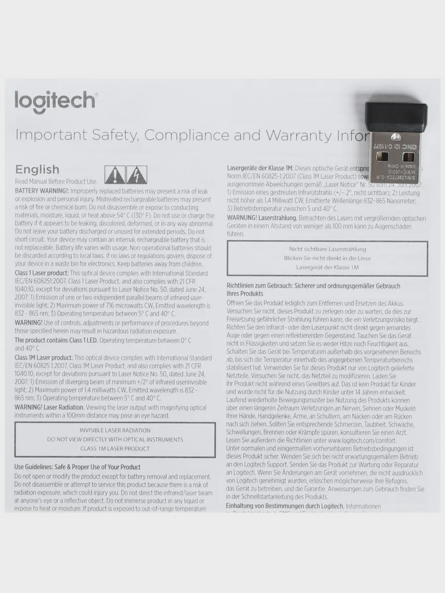 Клавиатура+мышь Logitech Slim Wireless Desktop MK470 USB — фото 10 из 11