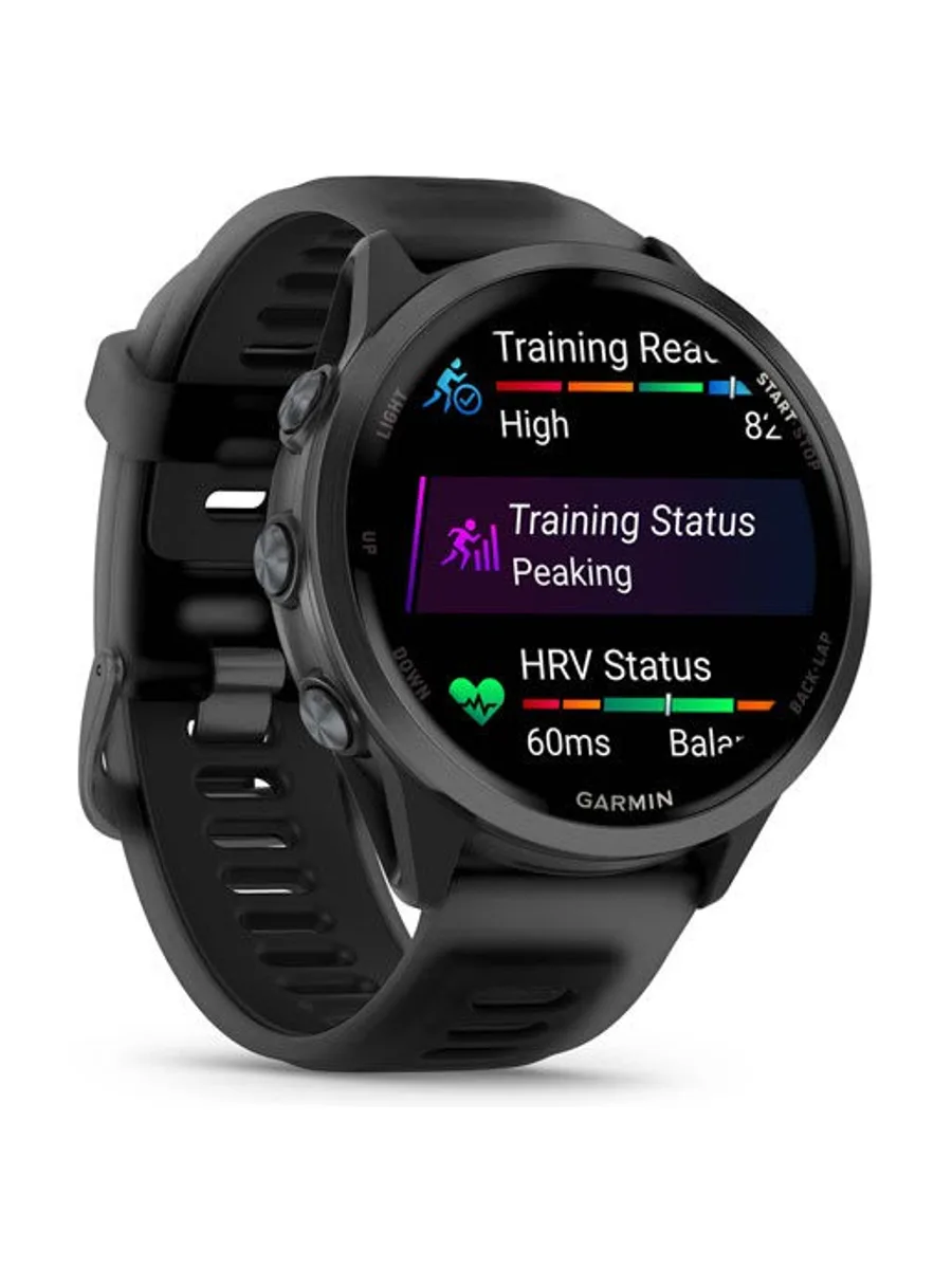 Garmin Forerunner 570-47MM - Slate Gray Aluminium With Translucent Black/ Black Band 47mm — фото 3 из 3