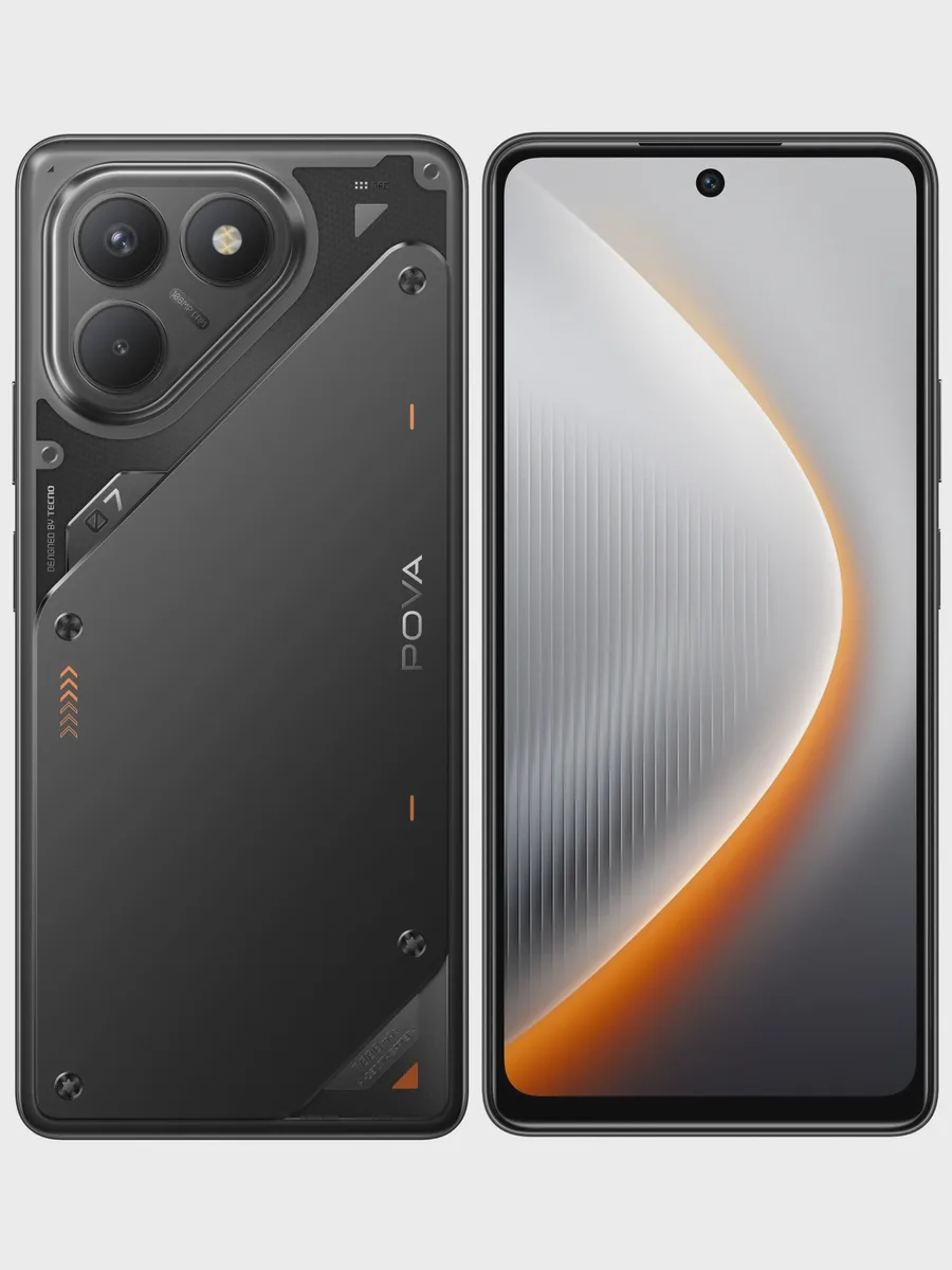 Смартфон Tecno POVA 7 Neo 128 ГБ черный — фото 2 из 11