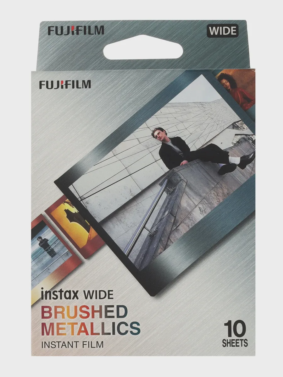 Картридж для моментальной печати Fujifilm Instax Wide Brushed Metal 10 шт. — фото 2 из 5
