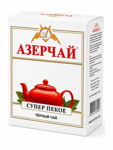 Фото товара Чай Азерчай пекое чёрный байховый, 100 г