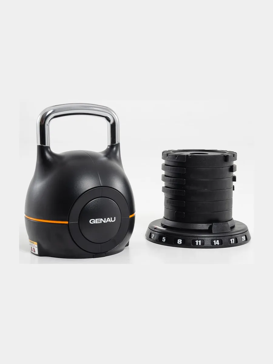 Гиря регулируемая 20 кг Genau Best Kettlebell — фото 6 из 9