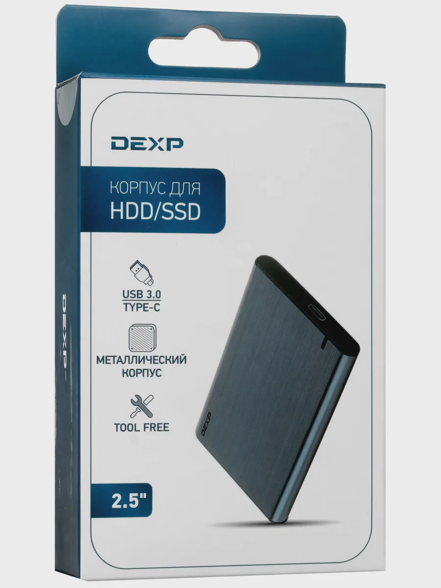2.5" Внешний бокс DEXP HD303C USB 3.2 Gen 1 Type-C — фото 8 из 8