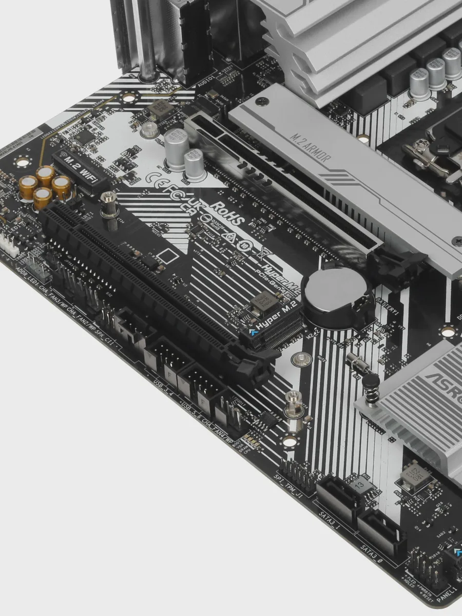 Материнская плата ASRock B760M Pro RS, LGA 1700, Micro-ATX — фото 6 из 10