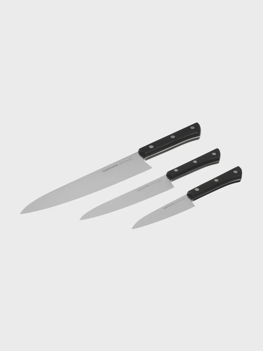 Набор ножей Samura Harakiri SHR-0220B/K для нарезки, для нарезки овощей и фруктов, для неп — фото 3 из 11