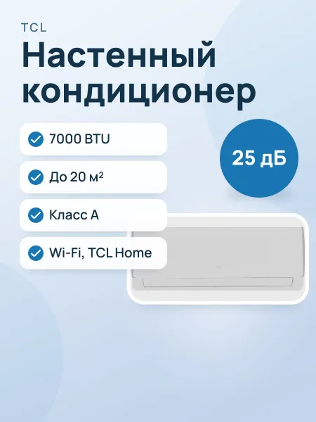 Фото товара Кондиционер  TCL ELI 07 ONF/R1 настенный