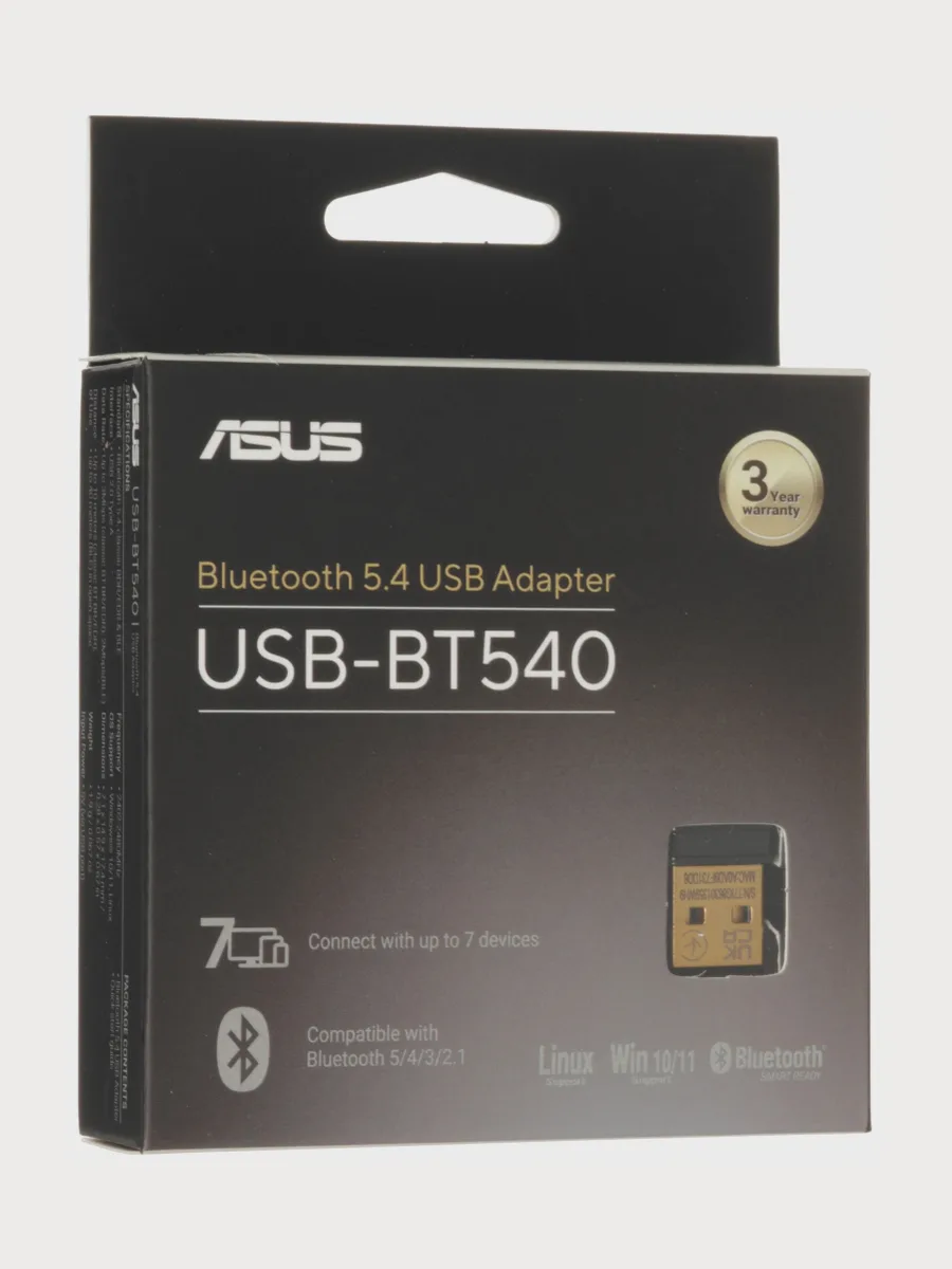 Bluetooth адаптер ASUS USB-BT540 Bluetooth 5.4 + EDR — фото 6 из 6