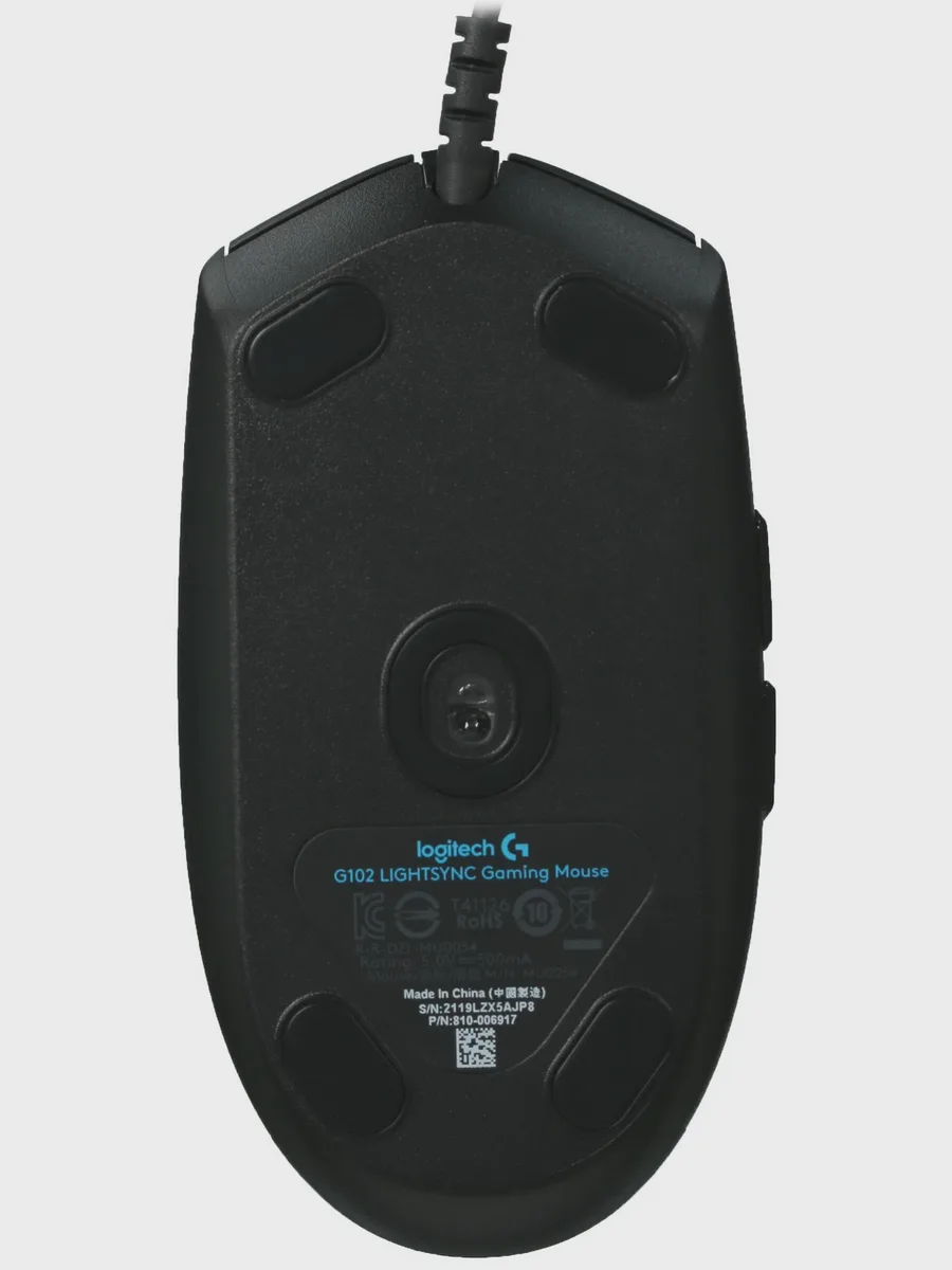 Мышь проводная Logitech G102 LIGHTSYNC — фото 7 из 11