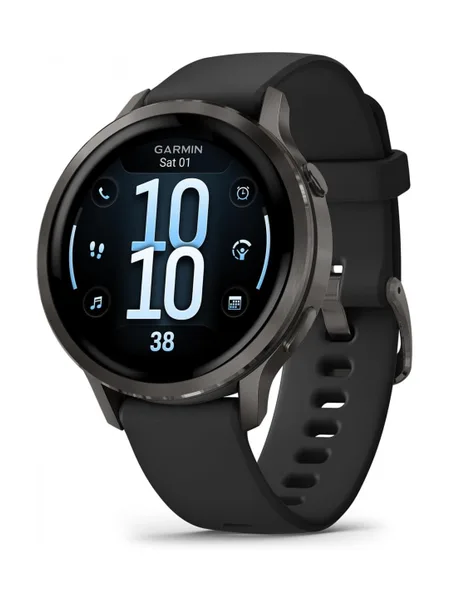 Фото товара Часы GARMIN VENU 4 Черный-сланцевый