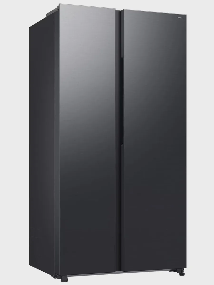 Холодильник Side by Side   Samsung RS70F65Q1FWT черный — фото 2 из 10