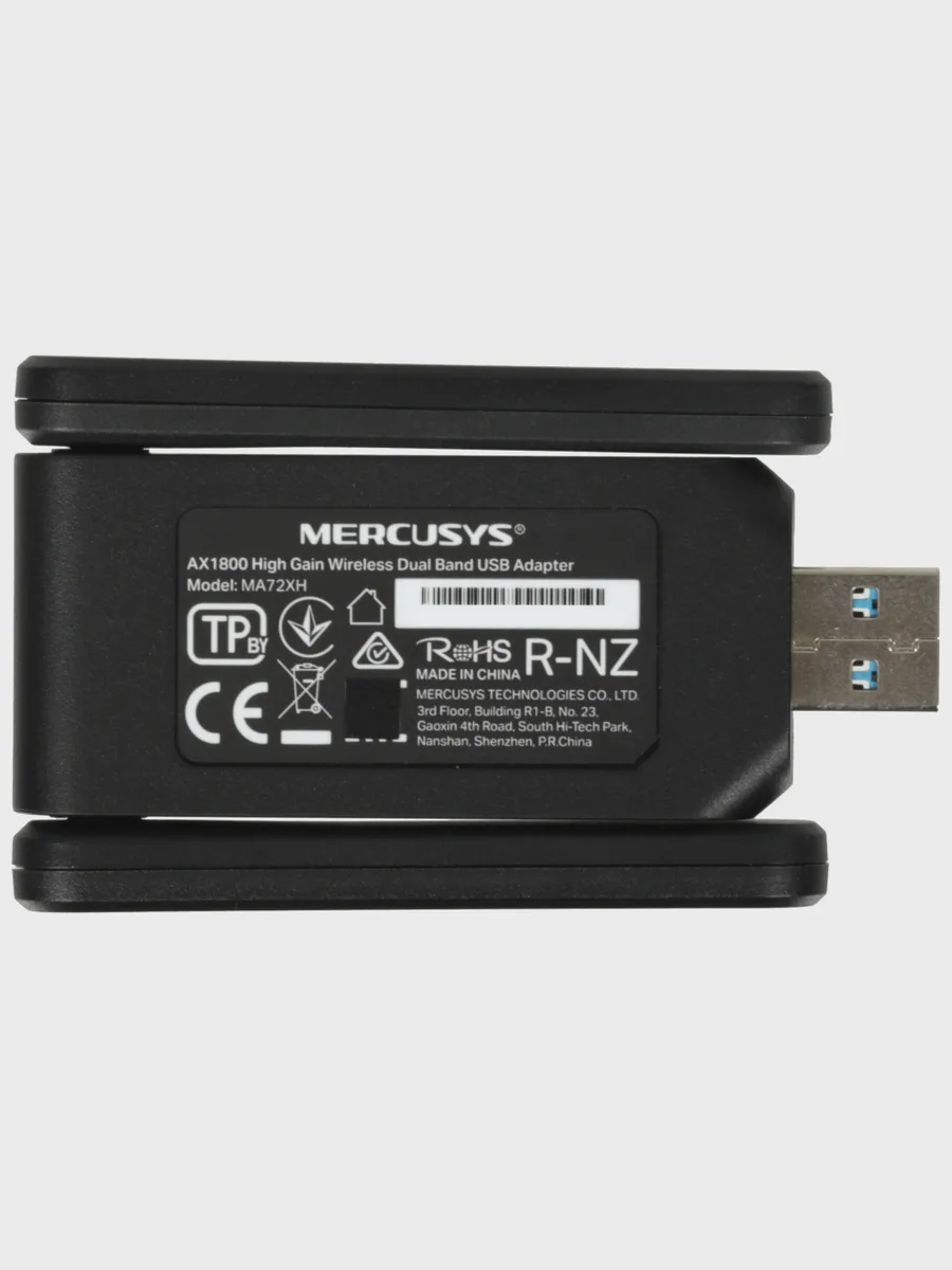 Wi-Fi адаптер Mercusys MA72XH,1775 Мбит/с — фото 5 из 11