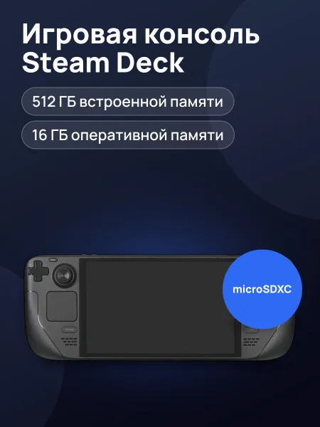 Фото товара Игровая консоль Steam Deck OLED