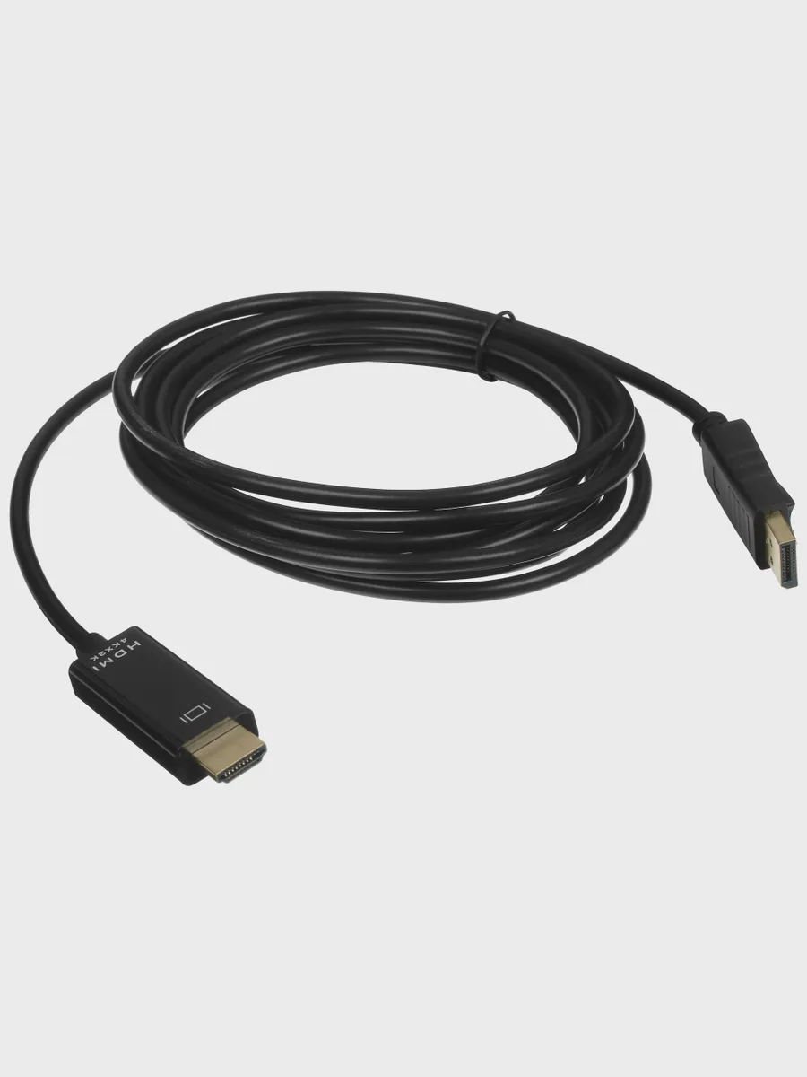 Кабель однонаправленный HDMI - DisplayPort DEXP, 3 м — фото 7 из 8