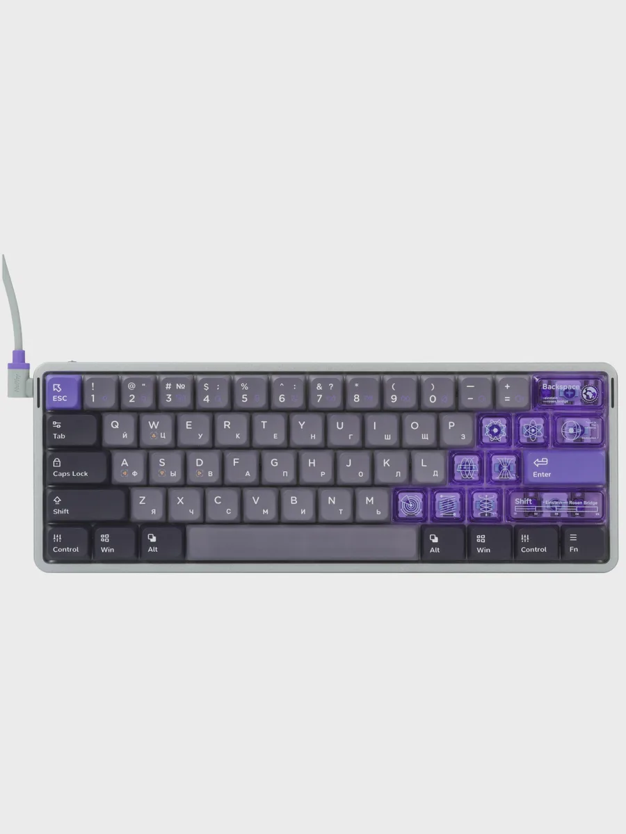 Клавиатура NuPhy Air60 HE, USB Type-A, серый — фото 3 из 11